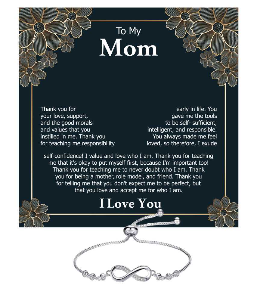 A Tribute to Your Love, Guidance, and Support, Jewellery Surprise with Meaningful Message for Mom