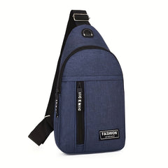Men's Large Canvas Chest Bag All-match Style