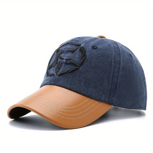 3D Embroidery Pentagram Baseball Cap Washed Hat Sports