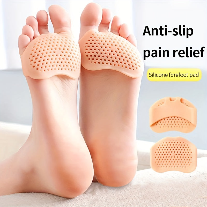 Silicone Forefoot Pads for High Heels - Breathable Honeycomb Insoles