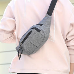 Canvas Casual Chest Bag Lightweight Fanny Pack