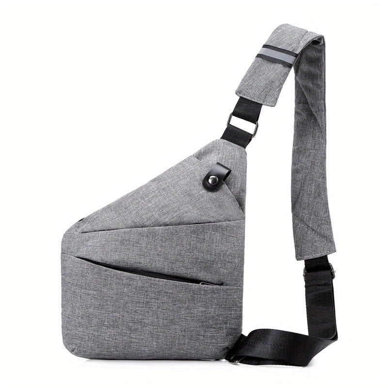Men's Chest Bag Single Shoulder Crossbody Travel Backpack