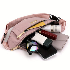 Sports Running Nylon Waist Bag Multifunctional Chest Bag