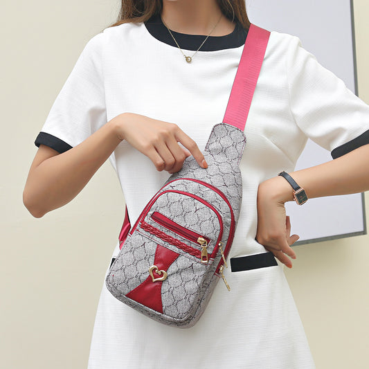 Classic Sling Bag Casual Chest Bag for Women