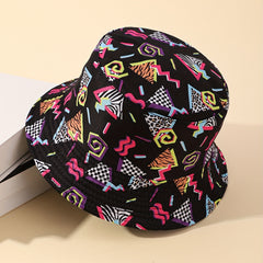 Geometric Argyle Double-sided Fisherman Hat