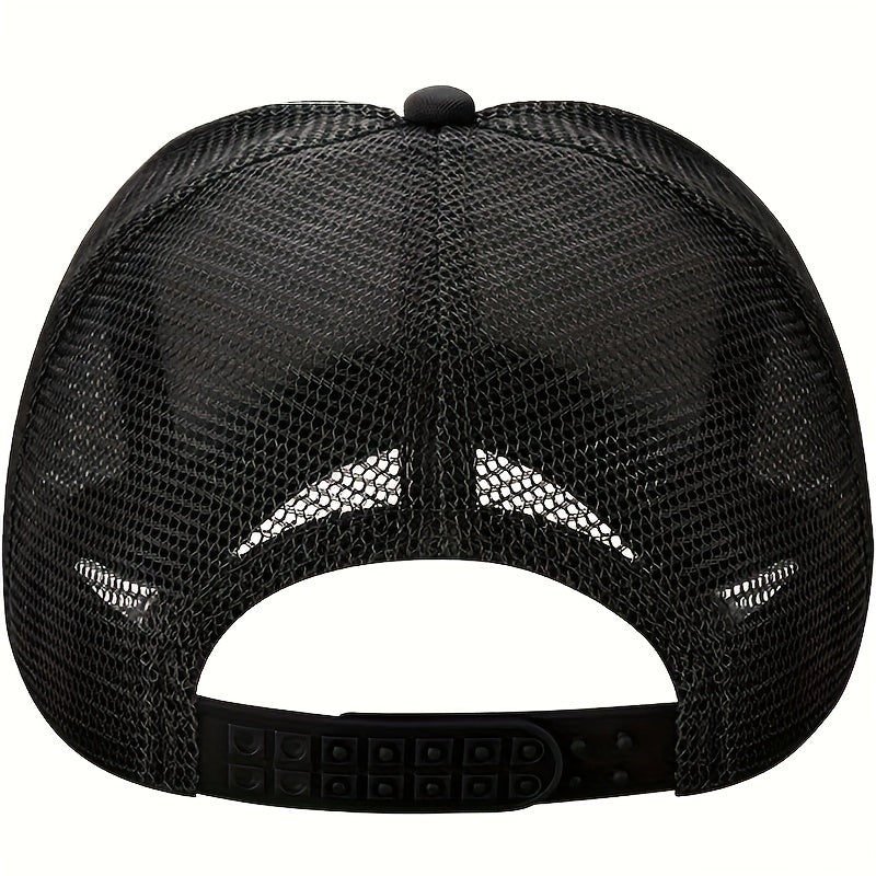 Funny Mesh Trucker Hat Y2K College Baseball Cap