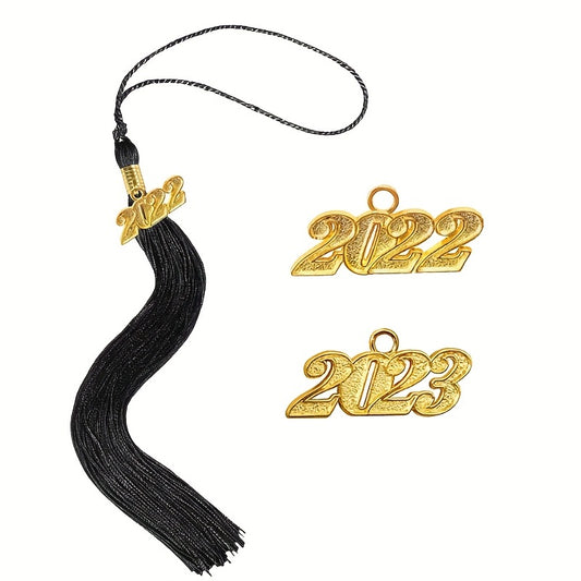 4pcs Polyester Rayon Doctor Hat Graduation Tassels