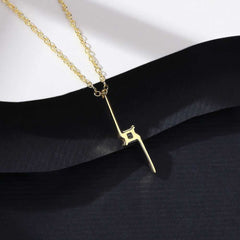 Women's Minimalist Silver Plated Necklace With 18-Inch Chain