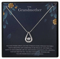 Grandma Personalised Gift With Silver Plated Pendant Necklace