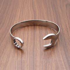 Punk Stainless Steel Mechanical Wrench Bangle for Men