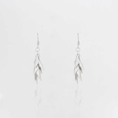 Women's Silver Plated Sharp Dangle Earring
