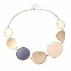 Women's Bohemian Choker Link Chain Necklace With Lobster Clasp