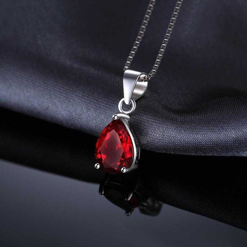 Women's Silver Plated Pendant Necklace With Lobster Claw Closure
