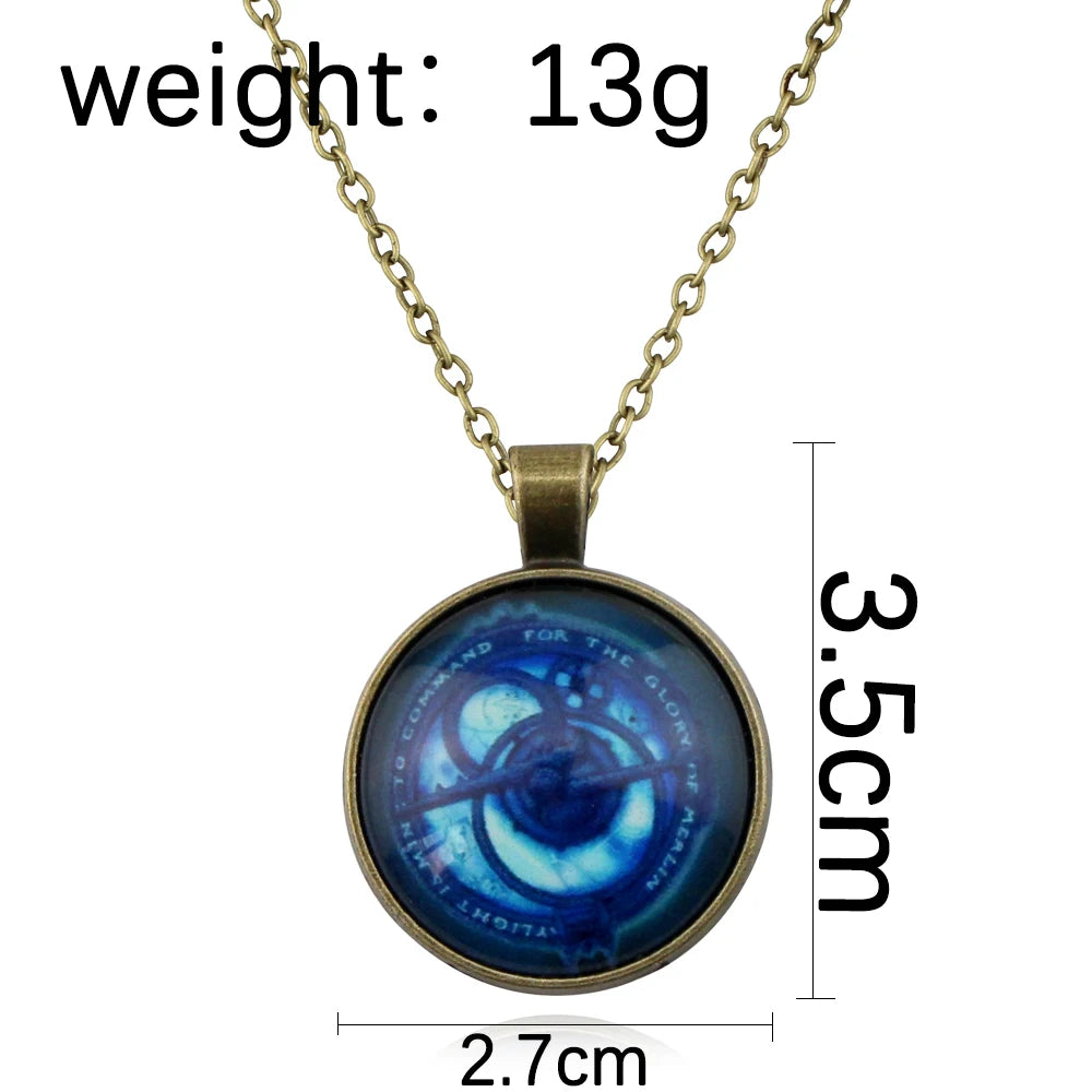 Vintage Amulet Trollhunters Pendant Necklace Toy Trollhunter Amulet Jewelry