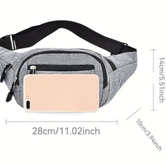 Canvas Casual Chest Bag Lightweight Fanny Pack