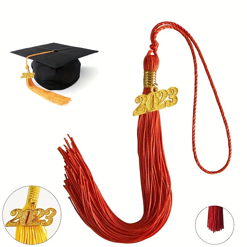 4pcs Polyester Rayon Doctor Hat Graduation Tassels