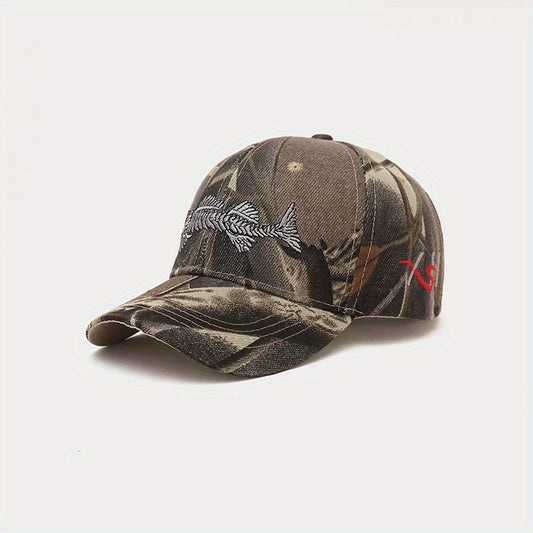 Camouflage Hip Hop Baseball Cap Embroidered Peaked Cap