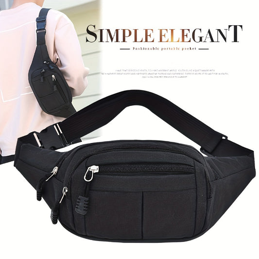 Canvas Casual Chest Bag Lightweight Fanny Pack