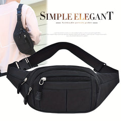 Canvas Casual Chest Bag Lightweight Fanny Pack