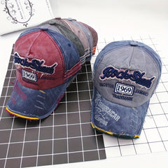 RockShank Alphabets Washed Baseball Cap