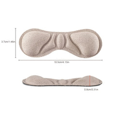 1pair 5D Butterfly Half Size Insole Anti Slip Pads for High Heels