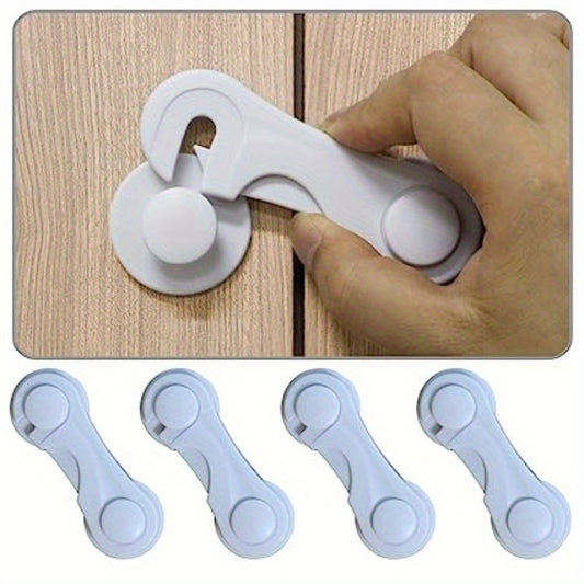8 Pack Cabinet Door Locks Baby Proof Child Safety for Drawers Cupboards Fridges