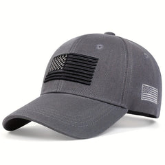 Mens American Flag Baseball Cap Adjustable Casual Hat Spring Autumn