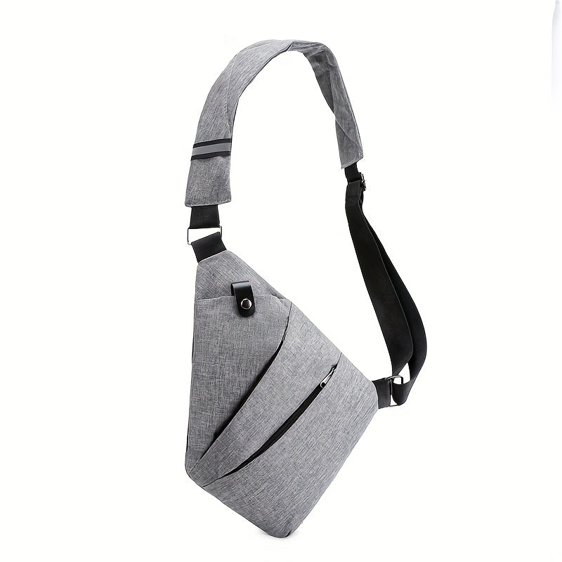 Men's Chest Bag Single Shoulder Crossbody Travel Backpack