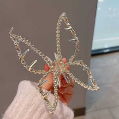 Bohemian Style Alloy Metal Hair Clip Large Hair Grabber for Girls