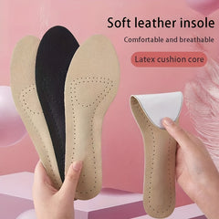 Soft Leather Insoles Sweat-absorbing Anti-odor High Heels Shoes