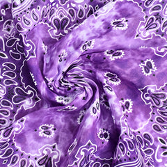 12pcs Tie Dye Double Cashew Flower Square Towel Multifunctional Headscarf