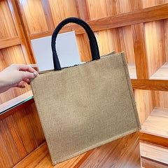 2pcs High Heels Pattern Canvas Tote Bag with Wristlet