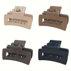 4Pcs Small Hair Clips For Women Matte Strong Hold Claw Clips