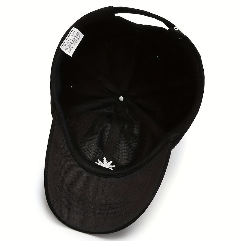 Maple Leaf Baseball Cap Mesh Hat Spring Summer Mens Womens Peaked Cap