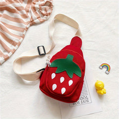 Strawberry Chest Bag Casual Crossbody Bag