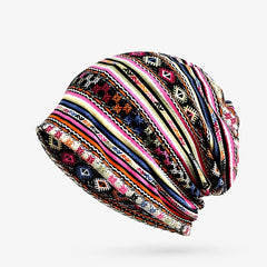 Men Knitted Beanie Cap Loose Melon Cuff Hat