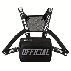 Men's Hip Hop Chest Bag Tactical Chest Rig Vest Bags