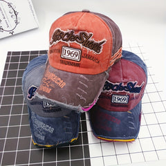 RockShank Alphabets Washed Baseball Cap