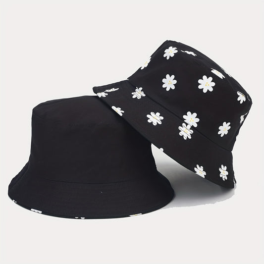 Sunshade Bucket Hat Double-Sided Sun Hat