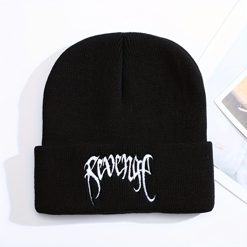 Embroidery Cold Hat Warm Ear Protection Knit Cap