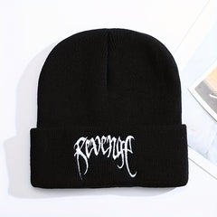 Embroidery Cold Hat Warm Ear Protection Knit Cap