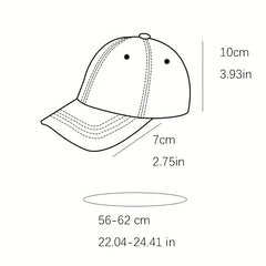 RockShank Alphabets Washed Baseball Cap