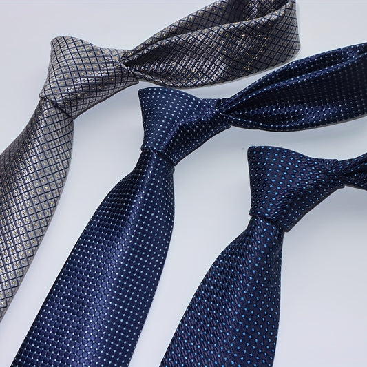 Jacquard Ties For Men Size 3 15Inch Business Elite Formal Accessories