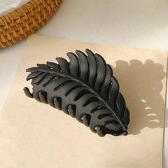 Fall Autumn Large Hair Claw Clip With A Leaf Design Perfect For Women