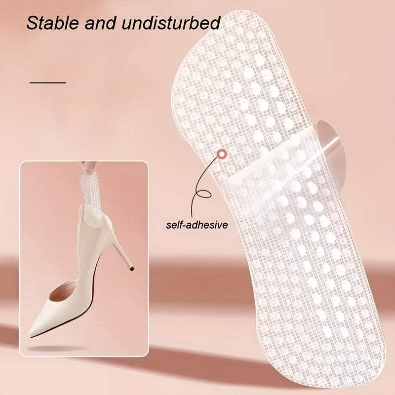 2pcs Silicone Heel Stickers Anti Slip Heel Cushions