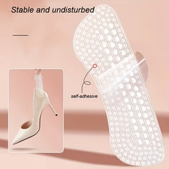 2pcs Silicone Heel Stickers Anti Slip Heel Cushions