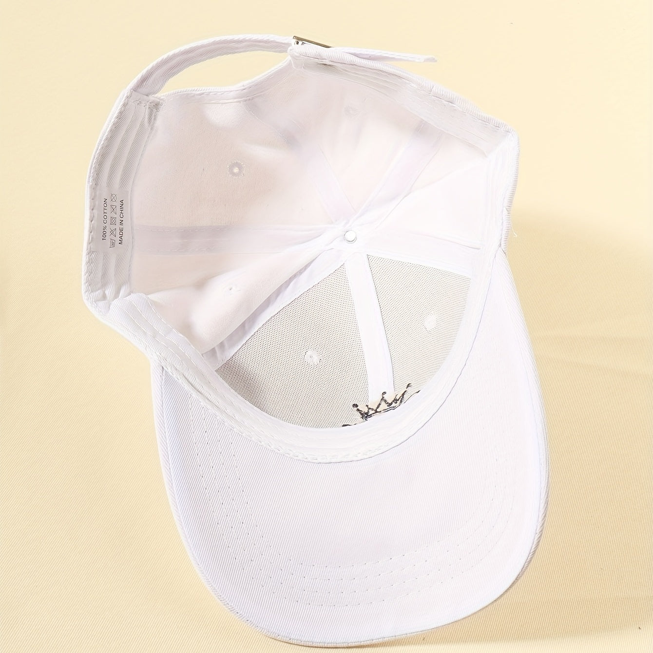 2pcs Hard Top Polyester Baseball Cap for Couple Men Women