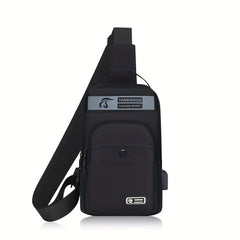 Men's Chest Bag Messenger Bag Large Capacity Crossbody Bag