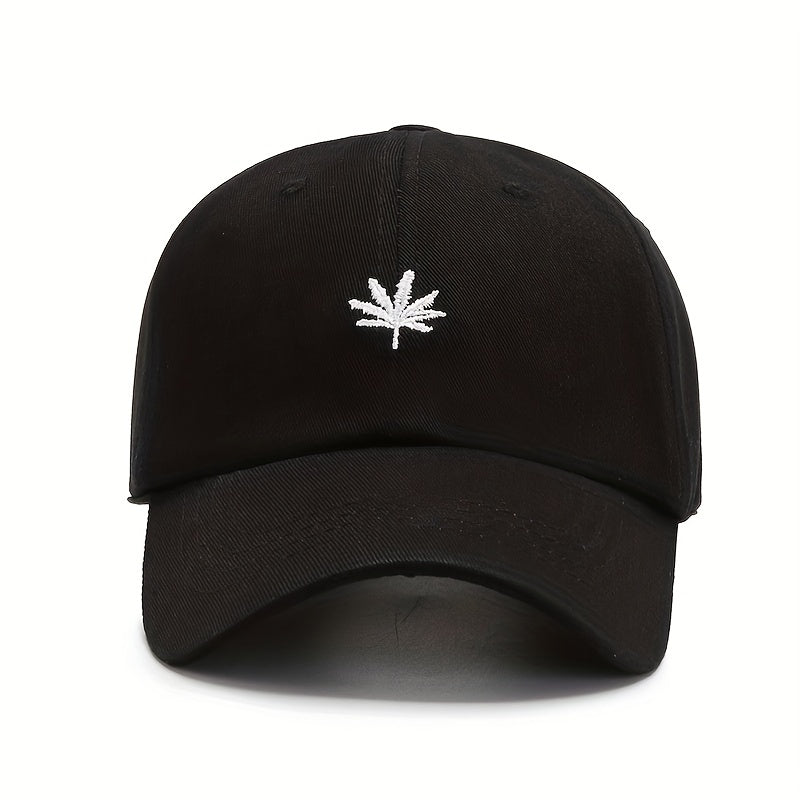 Maple Leaf Baseball Cap Mesh Hat Spring Summer Mens Womens Peaked Cap