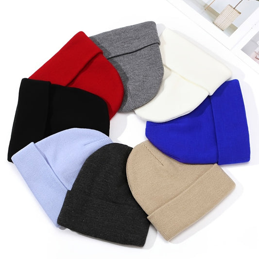 European American Harness Knitted Hat Autumn Winter Warm Wool Hat Men Women